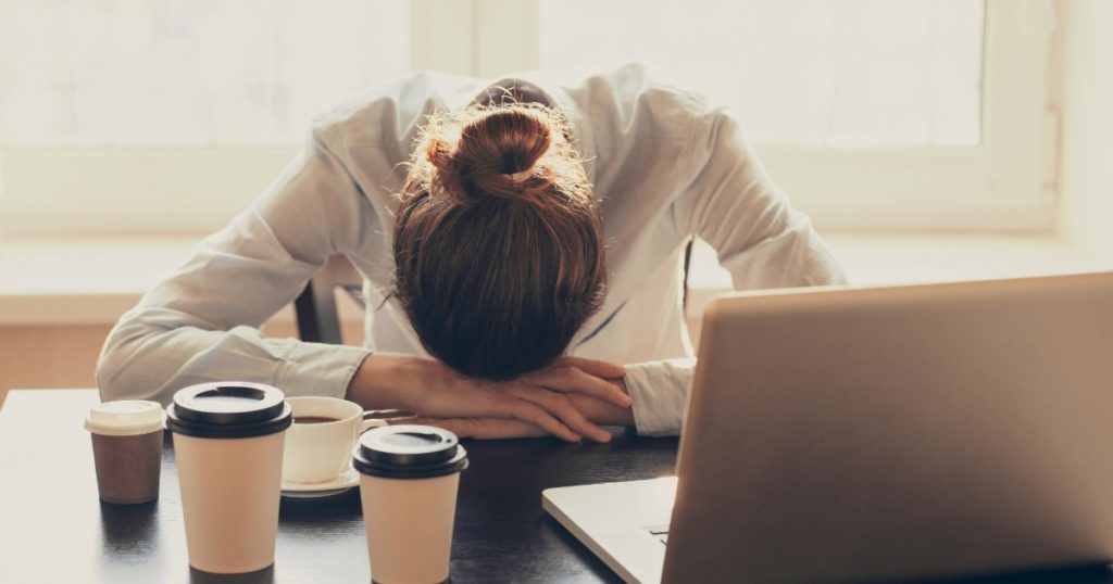 疲れた女性